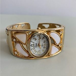Vivani Gold Cuff Watch